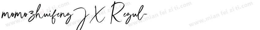 momozhuifengJX Regul字体转换